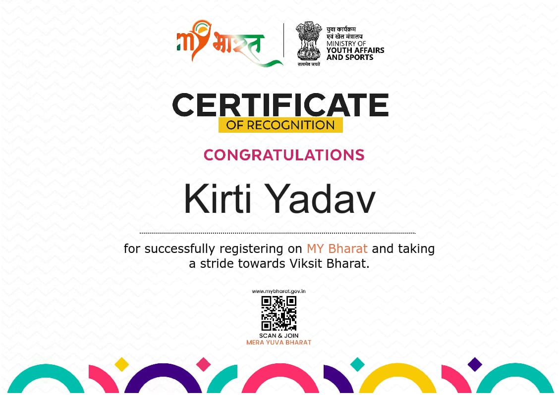 Certificate of Recognition